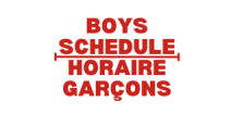 Horaire des matchs du Championnat et classement national des clubs GARÇONS