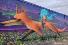 The Little Girl and the Fox by Sens