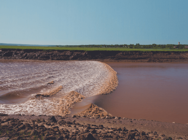 What is a tidal bore?